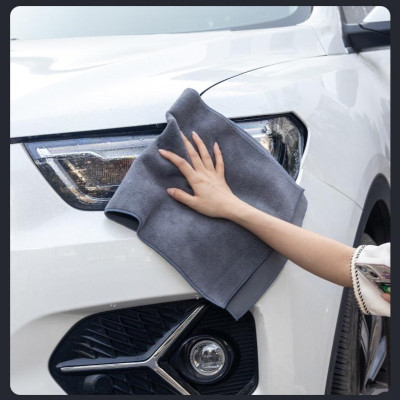 Khăn Lau 2 Mặt Da Lộn, Chất Vải Siêu Mịn, Siêu Thấm Hút Cho Xe Ô Tô