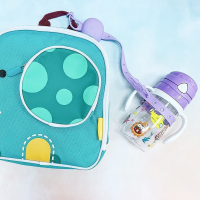 Bình uống nước có ống hút cho bé Tritan Marcus & Marcus, từ 12 tháng