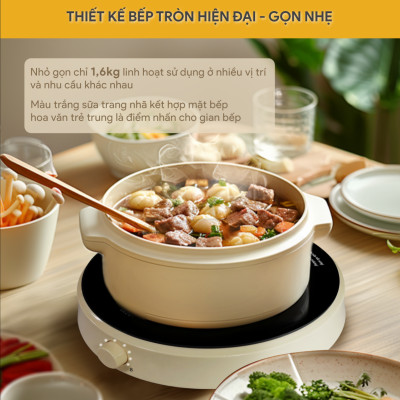 Bếp Từ Đơn BlueStone ICB-6603 - 2000W - Hàng Chính Hãng