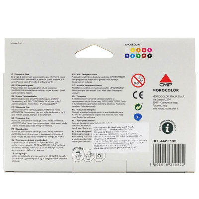 Hộp 10 Tuýp Màu Poster Paint 12 ml - Primo 4441T10C