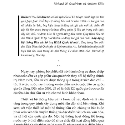 Sách - Các hệ thống bầu cử trên thế giới - NXB Đà Nẵng