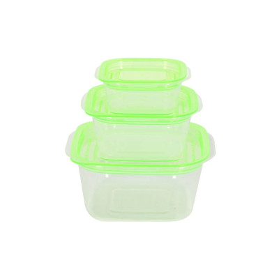 BỘ 3 HỘP BẢO QUẢN THỰC PHẨM 2721 SONG LONG - Màu ngẫu nhiên