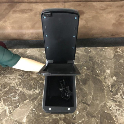 Hộp tỳ tay ô tô cho Chevrolet Spark cao cấp tích hợp 7 cổng USB DUSB-SPNK-D (Thiết kế theo khuôn cốc zin của xe dễ tháo lắp)