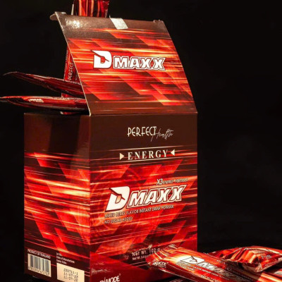 DMAXX thức uống bổ sung vitamin năng lượng không đường DAMODE 24 gói dùng thử màu đỏ
