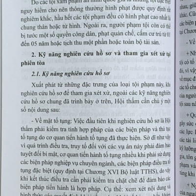 Kỹ năng nghiệp vụ hội thẩm dung trong xét xử các vụ án hình sự (Tái bản lần thứ nhất)