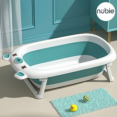 Thau Tắm/ Chậu Tắm Gấp Gọn Cho Bé Tiện Dụng, Giá Rẻ-Tặng Kèm Nệm Tắm 