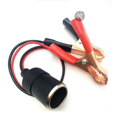 Cáp Chuyển Đổi Nguồn Từ Kẹp Acquy Sang Tẩu Sạc Ô Tô, Tẩu kẹp ắc quy tẩu cái đầu cái lấy điện bình xe hơi ô tô tiện dụng