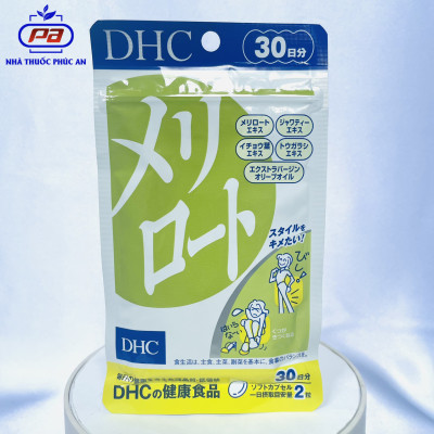 Viên uống thon đùi, giảm sưng chân, hỗ trợ giãn tĩnh mạch chân DHC Melilot 30 ngày - 60 viên