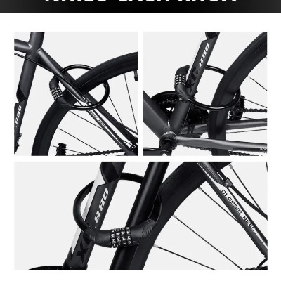 Khóa Dây Xe Đạp Bảo Hành 12 Tháng Khóa Cổng Chống Trộm Xe Máy Chống Cắt  Mật Mã 4 Số Lõi Thép Cao Cấp Cleacco Boro Sport