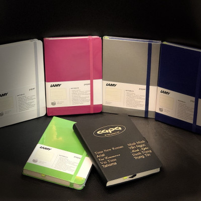 Lamy Notebook A5 Softcover White + Lamy Safari Red - GSNSa0030