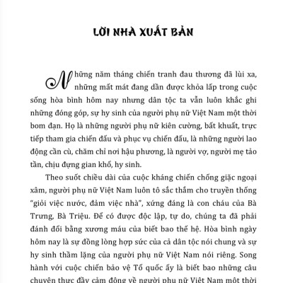 Phụ nữ Việt Nam có một thời như thế (bản in 2024)