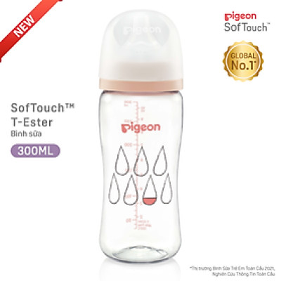 Bình Sữa Softouch T-Ester Plus Thế Hệ III - Giọt sương 200 ml/300ml