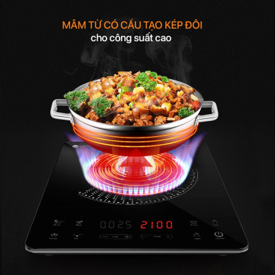 Bếp điện từ Elmich ICE-1832 2100W Hàng Chính Hãng