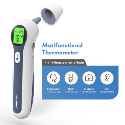 Nhiệt kế điện tử hồng ngoại đo trán và tai Jumper JPD-FR300