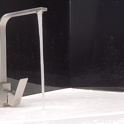 Vòi rửa chén nóng lạnh Inox SUS 304 nguyên khối Eurolife EL-T002-1 (Trắng vàng)