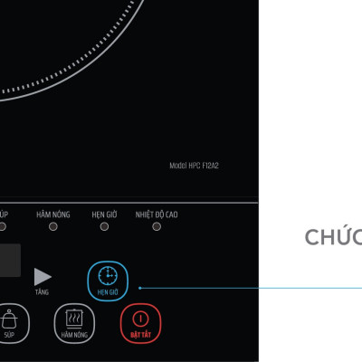 Bếp hồng ngoại đơn HPC F11A2 - 2000W - Hàng Chính Hãng