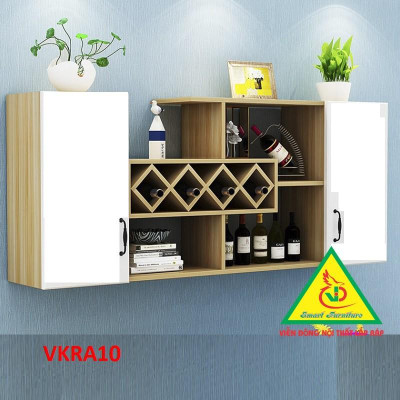 Tủ kệ  trang trí treo tường VKRA10 - Nội thất lắp ráp
