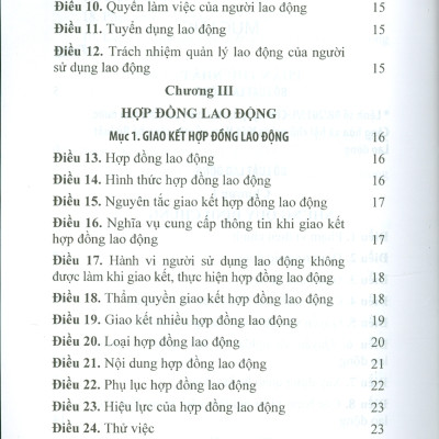 Bộ Luật Lao Động Và Văn Bản Hướng Dẫn Thi Hành