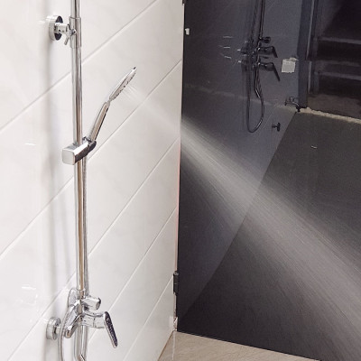 Cây sen nóng lạnh Đồng mạ Chrome Eurolife EL-S923 (Trắng bạc)