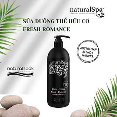 Dưỡng thể hữu cơ nuôi dưỡng làn da, ngăn ngừa gốc tự do - naturalSpa - Fresh Romance Body Lotion