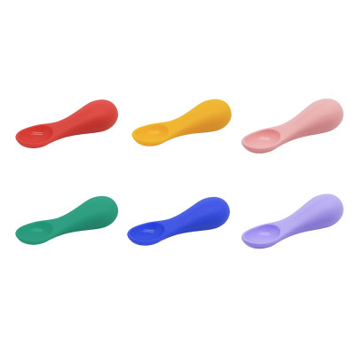 Thìa tập ăn silicon cho bé Palm Grasp Marcus & Marcus, từ 12 tháng