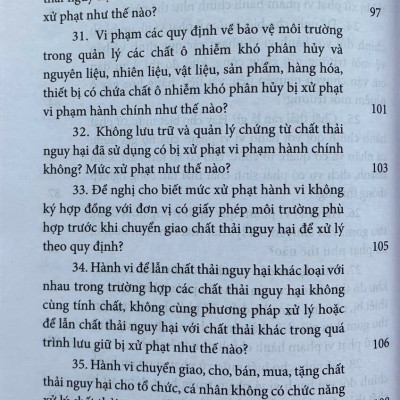 Hỏi - Đáp Về Xử Phạt Vi Phạm Hành Chính Trong Lĩnh Vực Bảo Vệ Môi Trường