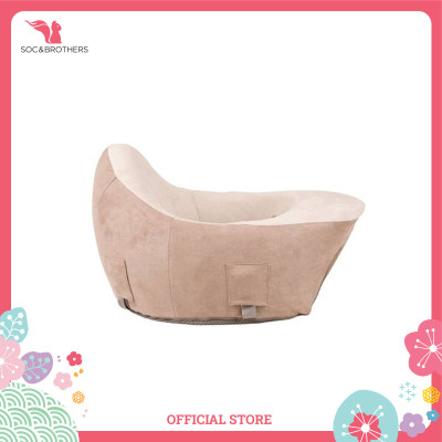 Ghế tập ngồi cho bé Aibedo Suede Fabric màu Beige