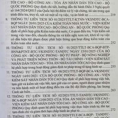  Bộ Luật Tố Tụng Hình Sự Năm 2015 ( Sửa đổi, bổ sung năm 2021, 2025) Và Các Văn Bản Hướng Dẫn Thi Hành