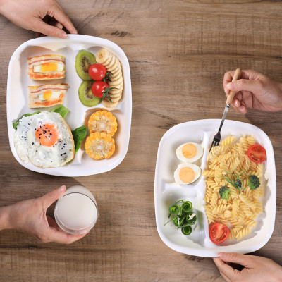 Khay ăn dặm 3 ngăn Nakaya , giúp mẹ rèn luyện cho bé thói quen ăn dặm khoa học và hợp lý-nội địa Nhật Bản 