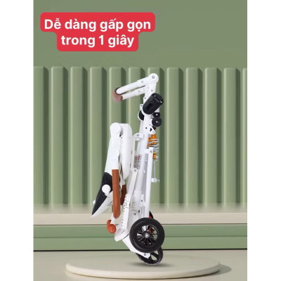 Xe đôi đẩy em bé đôi nhẹ có thể ngồi và nằm- gấp gọn khi đi du lịch ( sẵn hàng)