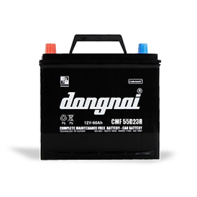 Ắc quy khô miễn bảo dưỡng Đồng Nai CMF 55D23R | 12V - 60Ah