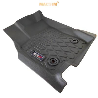 Thảm lót sàn sd1 Toyota Prado 2024-2025+ nhãn hiệu Macsim chất liệu nhựa TPE cao cấp màu đen