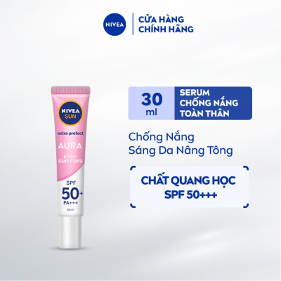 Serum Chống Nắng NIVEA SUN Sáng Da Nâng Tone SPF50 PA+++ (30 ml) - 86014