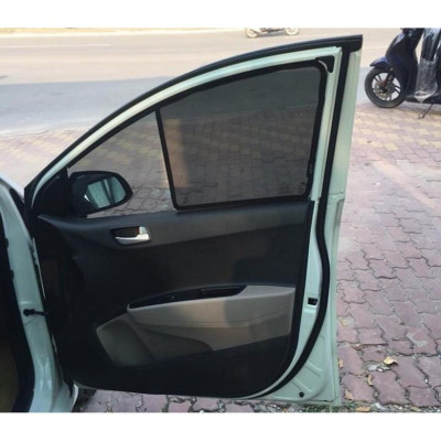 Bộ 4 miếng chắn nắng vải lưới gắn nam châm dành cho HYUNDAI I10 SEDAN
