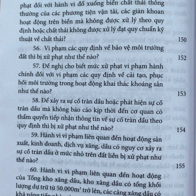 Hỏi - Đáp Về Xử Phạt Vi Phạm Hành Chính Trong Lĩnh Vực Bảo Vệ Môi Trường