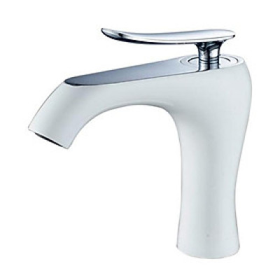 Bộ vòi lavabo nóng lạnh mạ sơn tĩnh điện