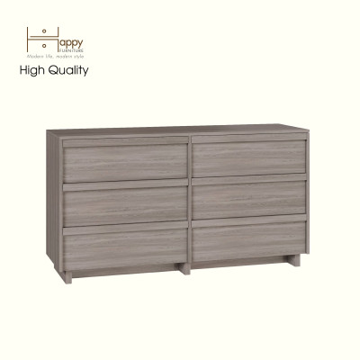[Happy Home Furniture] MAVIS, Tủ đựng đồ 6 ngăn kéo , 150cm x 45cm x 82cm ( DxRxC), THK_145