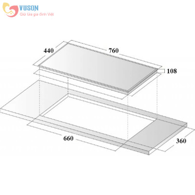 Bếp gas âm Eurosun EU-GA292SA - Hàng chính hãng