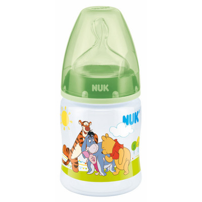 Bình Sữa Nhựa PP 150ml Disney Núm Ti Silicone S1 Nuk NU11732 (Size M) - Màu Ngẫu Nhiên
