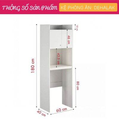 Tủ phòng ăn bằng gỗ phong cách hiện đại SMLIFE Dehalak