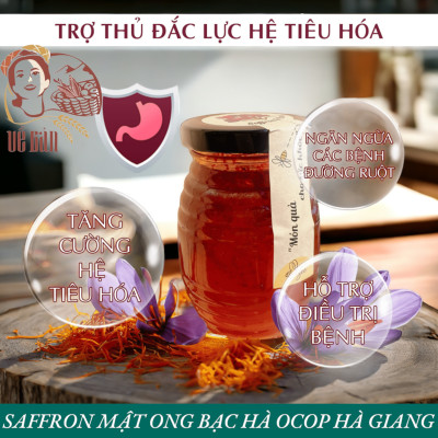 MẬT ONG BẠC HÀ SAFFRON OCOP HÀ GIANG CHÍNH HÃNG, SAFFRON MẬT ONG BẠC HÀ VIETGAP CHÍNH HÃNG