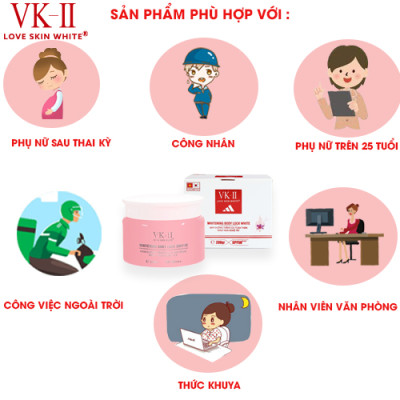 Kem Body Dưỡng Trắng Da Nhụy Hoa Nghệ Tây 200g VK II ( LSW )