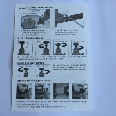 Van gas cao áp cao cấp NaMilux NA-538SH-VN dùng cho bếp công nghiệp(bếp khè)- Hàng chính hãng