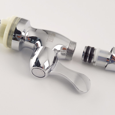 Vòi rửa chén lạnh Eurolife EL-T016 (Trắng bạc)