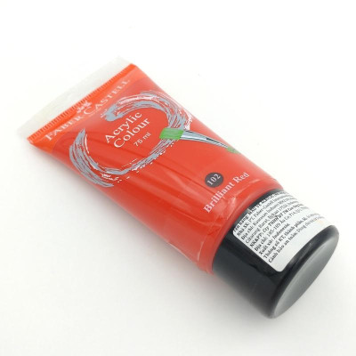 Màu Vẽ Acrylic 75 ml - Faber-Castell 187521 - Briliant Red