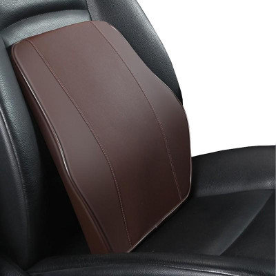 Gối Tựa Lưng Ô Tô Cao Su Non Bọc Da Cao Cấp , Gối Tựa Đầu Dùng Cho Xe Ô Tô, gối công thái học chống mỏi, thoáng khí