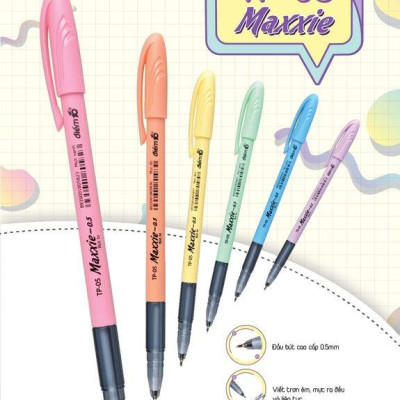 Bút Bi Maxxie TP-05 - Mực Xanh (Mẫu Màu Giao Ngẫu Nhiên)