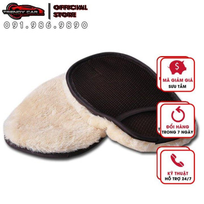 Phụ kiện ô tô Găng Tay Lông Cừu Lau Rửa Chăm Sóc Xe Cửa hàng nội thất ô tô Trendy Car