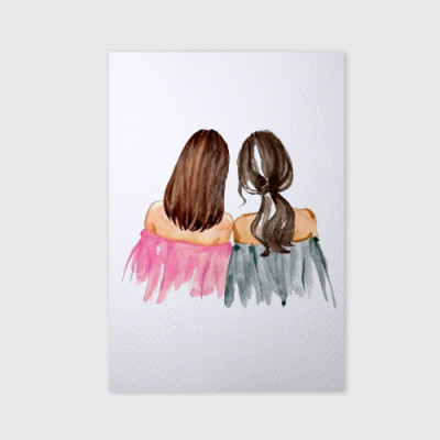 Giấy vẽ màu nước A5 giấy cao cấp có vân đẹp màu trắng sang, dòng giấy chuyên dụng chất giấy dày định lượng 260gsm nhập từ Ý 15 tờ TI599 Green Art- Hàng chính hãng