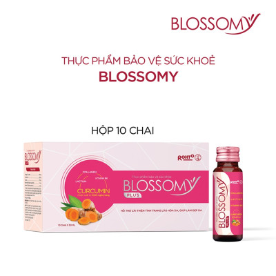 Thực Phẩm Bảo Vệ Sức Khỏe Blossomy Curcumin Tươi Trẻ Từ Bên Trong 50ml x 10 Chai